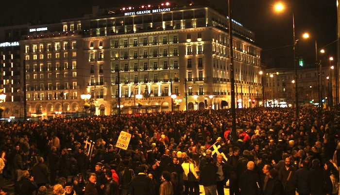 syntagma pro-government demo