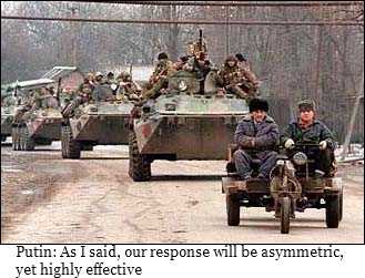 Κάντε κλικ για μεγέθυνση Putin: Asymmetric response