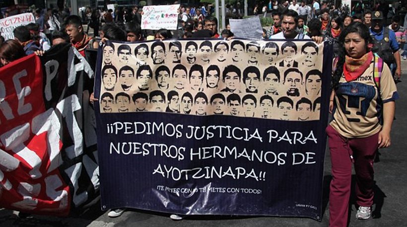 Διαδηλωτές στο Μεξικό