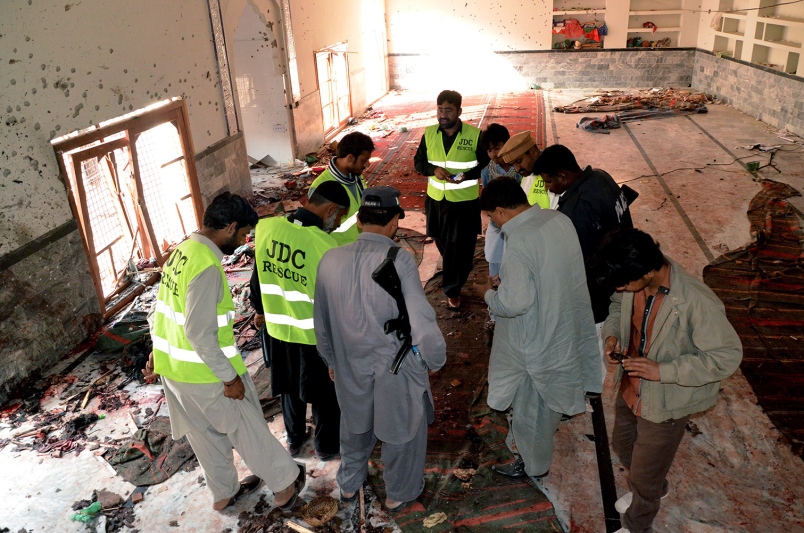 βομβαρδισμός τέμενος πακιστάν