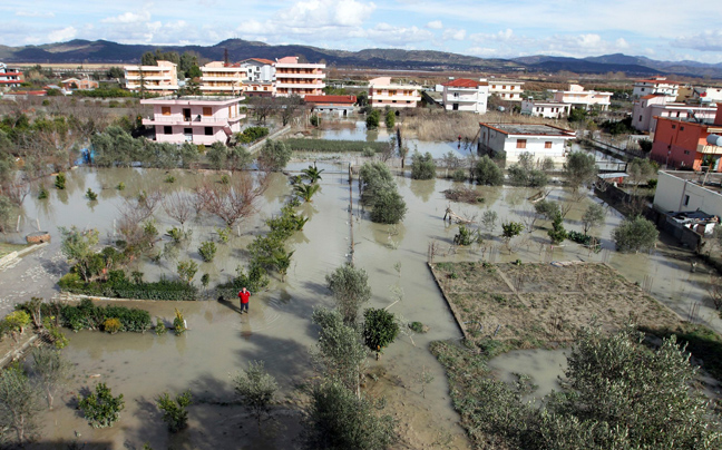 αλβανία πλημμύρα