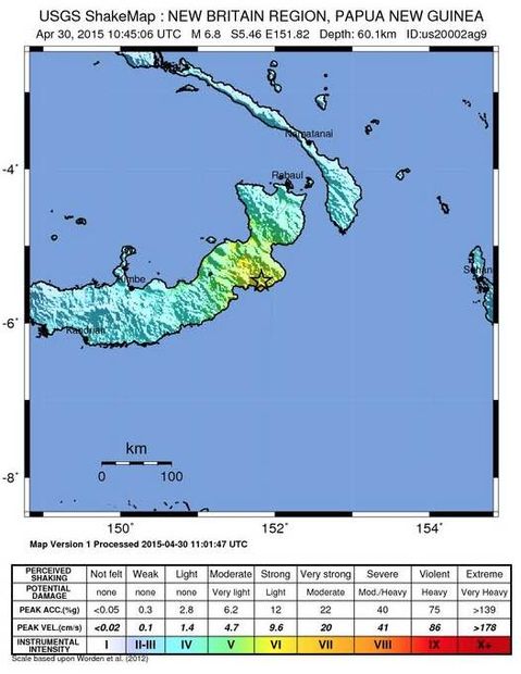 papua new guinea earthquake