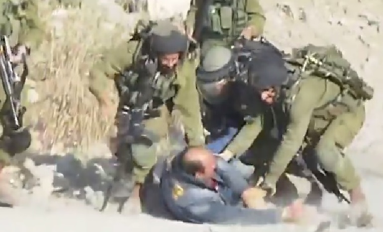 IDF beats palestinian