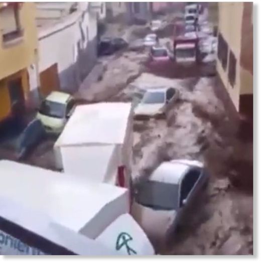 πλημμύρες νότια ισπανία