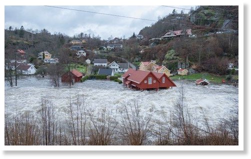 πλημμύρες νορβηγία