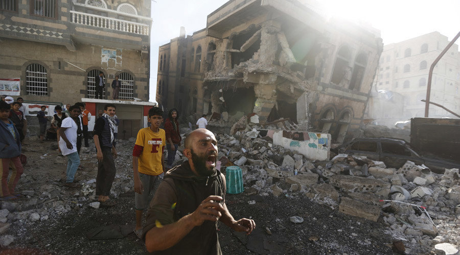 Saudi-led air strike in Yemen