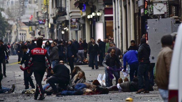 Injured Istanbul bomb