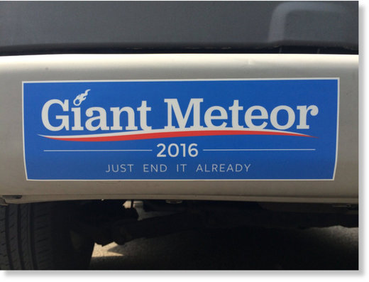 giant meteor 2016 elections