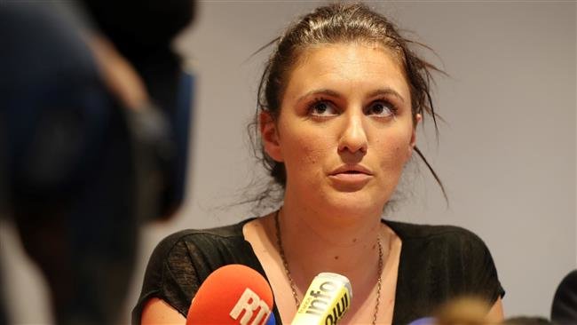 French policewoman Sandra Bertin
