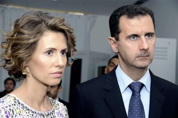 Ο πρόεδρος της Συρίας Μπασάρ αλ Ασαντ με τη σύζυγό του Ασμα