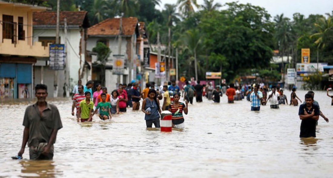 Σρι λάνκα πλημμύρες