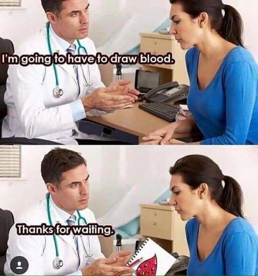 Drwaing blood