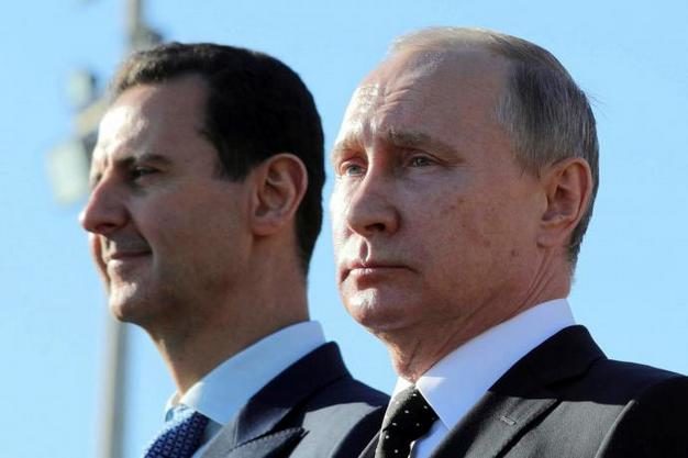 Ο Putin και ο Assad στην Συρία, τον Δεκέμβριο του 2017