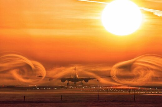 Turbulences in gold